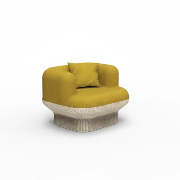 KIZUNA Fully upholstered armchair